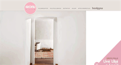 Desktop Screenshot of erofilisantorini.com